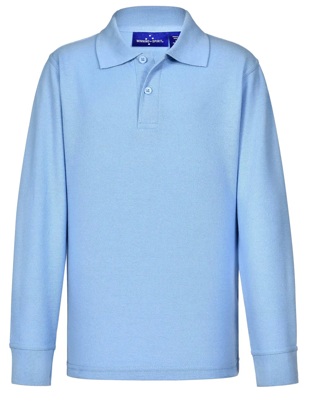 Kids Poly/Cotton Pique Long Sleeve Polo PS12K Simply Scrubs Australia